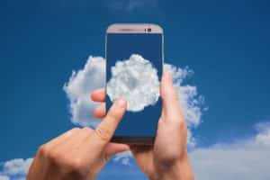 Cloud, dades, compartir, almacenament